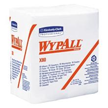 KC 8388 WypAll X80 hajtogatott t&ouml;rlő, feh&eacute;r, 1r&eacute;teg, 33x32 cm, 50lap term&eacute;kfot&oacute;