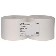 Tork 605472 kombi tekercses t&ouml;rlőpap&iacute;r, feh&eacute;r, 2r&eacute;t, 24x35cm, 400m, 1143lap W1/2 term&eacute;kfot&oacute;