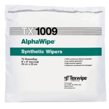 ITW TX1009 AlphaWipe, white, low-lint, 23x23 cm, 150 pcs/pack product photo