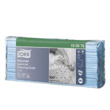 Tork 190578 k&eacute;k sz&ouml;sszeg&eacute;ny antisztatikus tiszt&iacute;t&oacute;kendő 32,4x39cm, 80lap W4 term&eacute;kfot&oacute;
