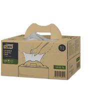Tork 520372 industrial cleaning cloth, folded - carry. boxed, white, 1 layer, W7 product photo