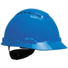3M H-700N-BB, protective helmet blue, ratchet, with ventilation slots product photo