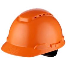 3M H-700N-OR protective helmet orange, ratchet, with ventilation slots product photo