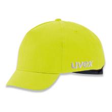 uvex 9794481 u-cap Hi-Vis be&uuml;tőd&eacute;s elleni baseball sapka, r&ouml;vid silddel, s&aacute;rga term&eacute;kfot&oacute;
