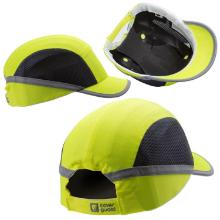 Fejv&eacute;dő baseball sapka, szellőző bet&eacute;t, k&ouml;zepes sild, s&aacute;rga term&eacute;kfot&oacute;