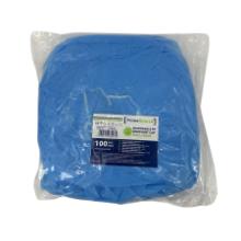 PS Circular rubber hairnet, plate shape, blue 100 pieces/pack product photo