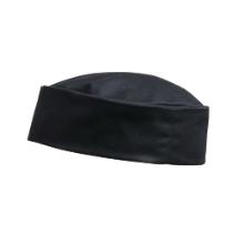 Turn up chef's hat, black, L product photo