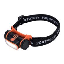 Portwest PA70 USB &uacute;jrat&ouml;lthető LED fejl&aacute;mpa fekete term&eacute;kfot&oacute;