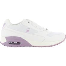 Oxypas ELA O1 ESD purple leather&pearl canvas shoes 36-42 product photo