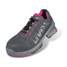 uvex 85617 uvex 1 Ladies S1 SRC perforierter Damenhalbschuh, grau/pink, 10 weit Produktbild