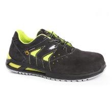 Giasco PANAREA S1P ESD suede shoes, black/lime, 45 product photo
