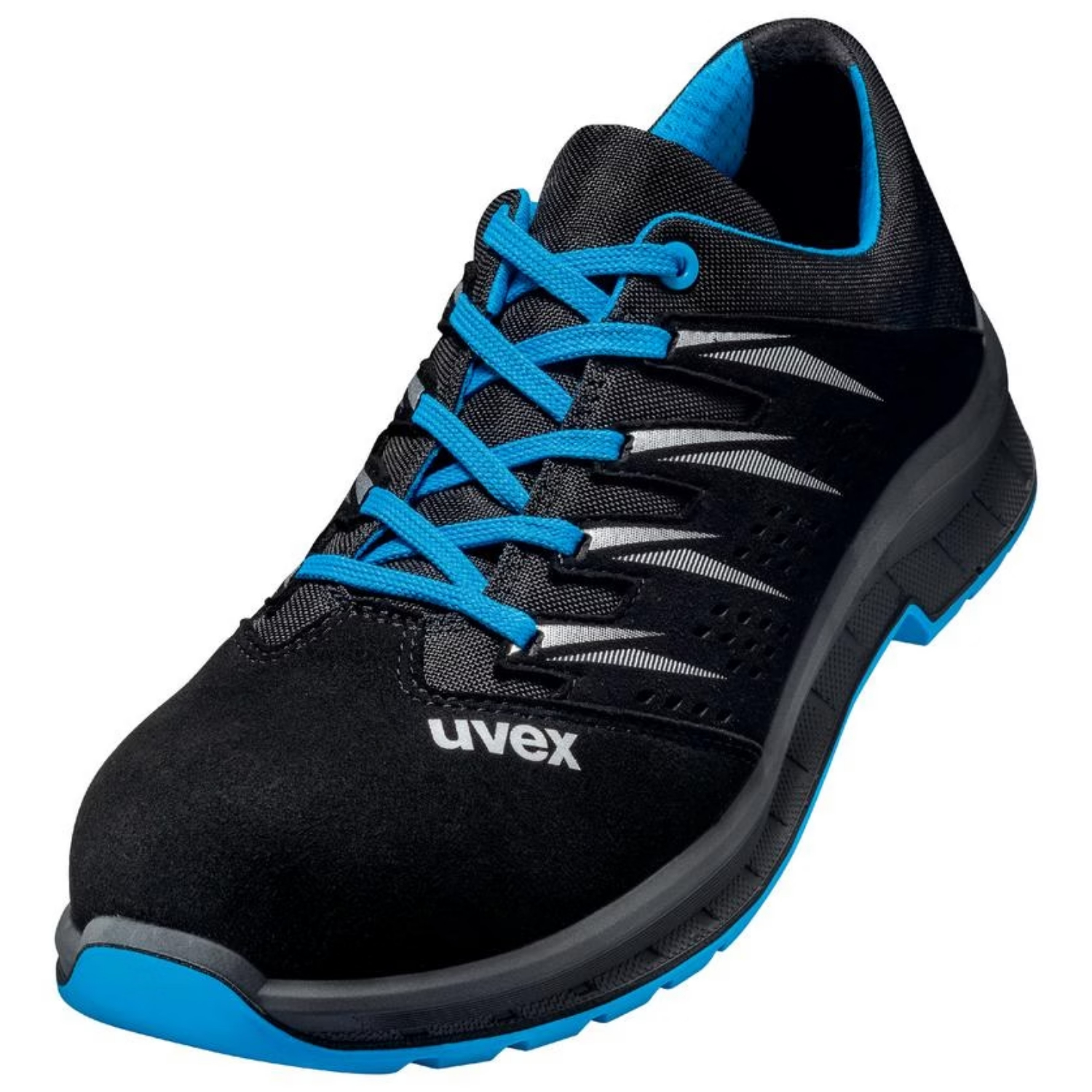 uvex 69372 uvex 2 trend S1P FO SR félcipő, fekete/kék, 11 széles, 42 termékfotó