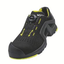 uvex 65683 uvex 1 x-tended S1 PL FO SC SR f&eacute;lcipő, fekete/lime, 12 sz&eacute;les, 52 term&eacute;kfot&oacute;