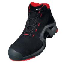 uvex 85173 uvex 1 x-tended S3 SRC ESD Schnürstiefel, Weite 12, schwarz/rot Produktbild