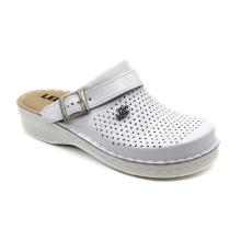 V202M LEON Comfort Herren Lederclogs, Wei&szlig; 42 Produktbild