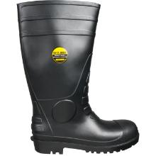 SJ HERCULES S5 schwarze PVC-Stiefel, Stahlklampe, Stahlzwischensohle 36-47 Produktbild