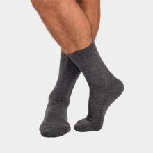 thermo knee socks gray product photo