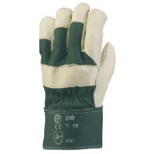 EP 260 assembly gloves, green/grey, pigskin, size 10 product photo