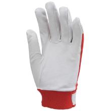 EP 840 Soft colored pigskin driving gloves, red/white, 7-10 product photo
