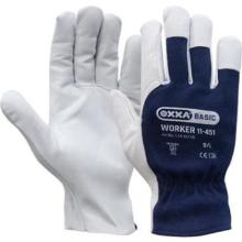 MJ 11-451 Nappabőr kesztyű, textil k&eacute;zh&aacute;t, gum&iacute;rozott csukl&oacute;r&eacute;sz 10 term&eacute;kfot&oacute;
