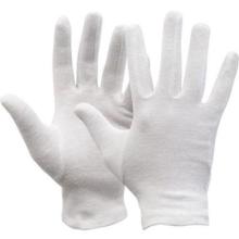 MJ 14-092 Interlock cotton thread gloves, bleached product photo