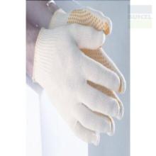 Niptex 628 cotton work gloves, thin, dotted with PVC, raw color, ffi product photo