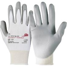 KCL 619 Camapur Comfort PU-beschichteter PA-Handschuh, weiß/grau Produktbild