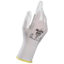 Mapa Ultrane 550 Strickhandschuhe PU-Schaum +Innenhand & Fingerbeschichtung weiß Produktbild