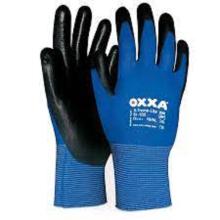 MJ 51-100 OXXA X-Treme Lite PU teny&eacute;rm&aacute;rtott nejlon kesztyű, k&eacute;k/fekete 8 term&eacute;kfot&oacute;