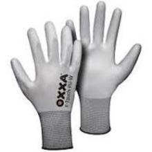 KI&Aacute;RUS&Iacute;T&Aacute;S MJ 51-115 OXXA X-Touch-PU-W PU teny&eacute;rm&aacute;rtott nejlon kesztyű, feh&eacute;r 9 term&eacute;kfot&oacute;