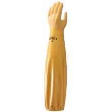 MJ 23-160 Showa 772 vizsg&aacute;l&oacute;kesztyű, PES/pamut belső, 65 cm hossz, s&aacute;rga 8 term&eacute;kfot&oacute;