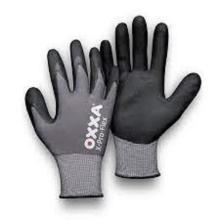 MJ 51-290 OXXA X-Pro-Flex nitril teny&eacute;rm&aacute;rtott nejlon/LY kesztyű, sz&uuml;r/feh 11 term&eacute;kfot&oacute;