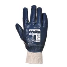 Portwest A300NAR nitrile wrist dipped gloves dark blue product photo