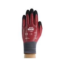 Ansell 48919 EDGE nitrile palm-dipped red PE gloves 6 product photo