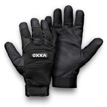 MJ 51-600 OXXA X-Mech Armor Skin-Handschuhe Handgelenk + Klettverschluss Schwarz Produktbild