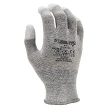 KI&Aacute;RUS&Iacute;T&Aacute;S PS/SteelPro813 ujjv&eacute;geken PU m&aacute;rtott sz&uuml;rke nejlon kesztyű, ESD 10/XL term&eacute;kfot&oacute;