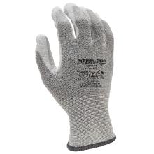 PS/SteelPro 815 teny&eacute;ren PU m&aacute;rtott sz&uuml;rke nejlon kesztyű, ESD kivitel 11/XXL term&eacute;kfot&oacute;