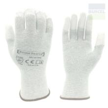 Prime Source 813PE graue PE-Handschuhe mit PU-Tauchung an den Fingerspitzen, ESD Produktbild