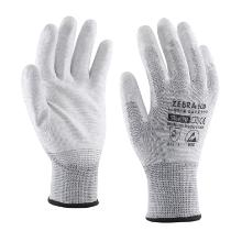 ZEBRA-ECO Carbon fibre polyester ESD gloves with PU palm coating, 7 product photo