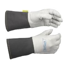 Weldas SoftTouch welding gloves grain from goatskin,grey cuff S product photo