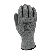 PS/SteelPro 835GY PU coated gray HPPE glove on the palm, 3 cut resistant product photo