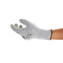 Ansell 48703 EDGE vágásbiztos PE/üvegszálas kesztyű, bőr tenyérrésszel 10 termékfotó