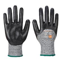 Portwest A621 Nitrilhab vágásbiztos kesztyű, fekete, 3/4 XL termékfotó