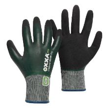 KI&Aacute;RUS&Iacute;T&Aacute;S MJ 52-855Oxxa E-Nature-Winter Cut D v&aacute;g&aacute;sbiz. kesztyű, fekete/z&ouml;ld, 8 term&eacute;kfot&oacute;