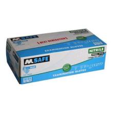 MJ 44-520 M-Safe púderezett kék nitril kesztyű, érdesített kivitel 9 termékfotó
