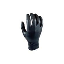MJ 44-550 M-Safe Grippaz nitrile disposable gloves, black product photo