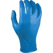 MJ 44-570 M-Safe Grippaz nitril egyszer haszn&aacute;latos kesztyű, k&eacute;k 7 term&eacute;kfot&oacute;