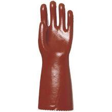 EP 3636 M&aacute;rtott PVC kesztyű, sav, l&uacute;g &eacute;s olaj&aacute;ll&oacute;, bord&oacute;, 36cm 10 term&eacute;kfot&oacute;