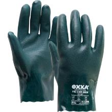 MJ 20-427 Premium Green teljesen PVC m&aacute;rtott pamut kesztyű 27cm 10 term&eacute;kfot&oacute;