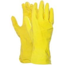 KI&Aacute;RUS&Iacute;T&Aacute;S MJ 41-500 Latex h&aacute;zt.gumikesztyű, pamut belső, 30 cm/0,38 mm, s&aacute;rga 9 term&eacute;kfot&oacute;